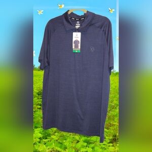 Hurley Men's Deep Blue Polo Shirt, NWT